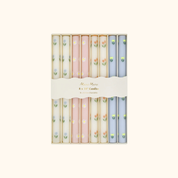 Velas de mesa flores