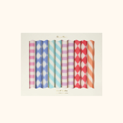 Velas de mesa estampadas