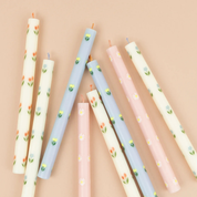 Velas de mesa flores