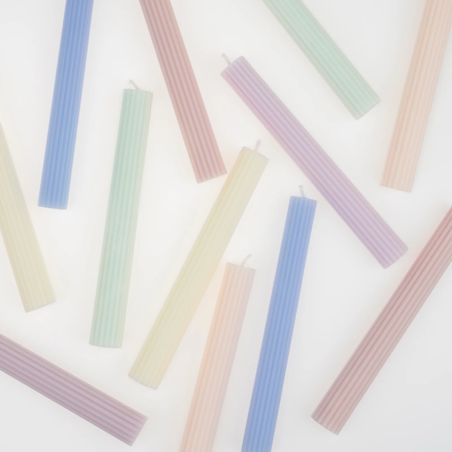 Velas de mesa Pastel (x 12)