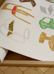 Póster A Collection of Chairs by Isabelle Vandeplassche