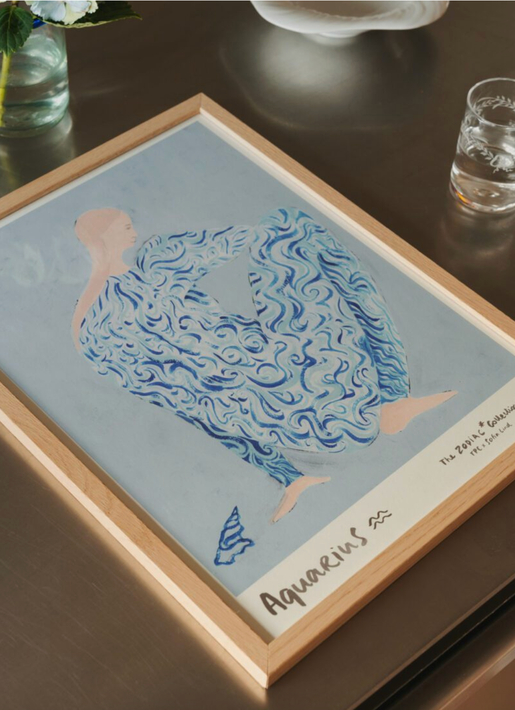 Póster Aquarius by Sofia Lind