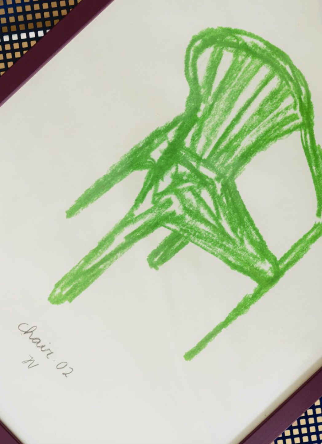 Póster chair 02 by Isabelle Vandeplassche