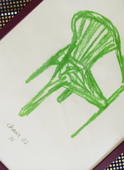 Póster chair 02 by Isabelle Vandeplassche