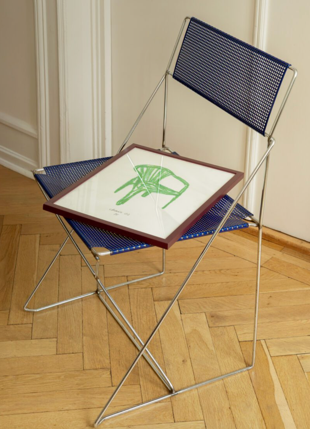 Póster chair 02 by Isabelle Vandeplassche