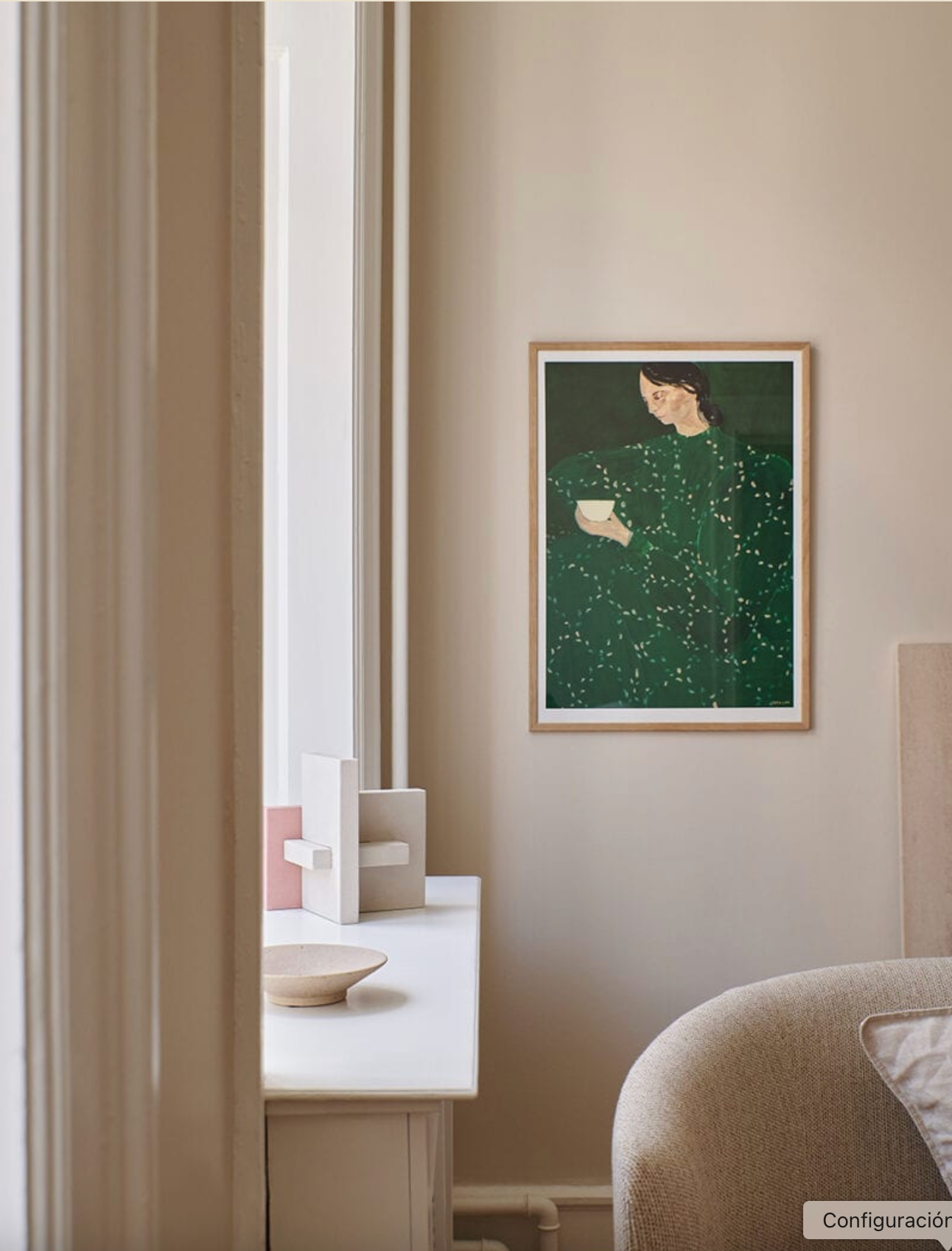 Póster Coffee Alone At Place De Clichy by Sofia Lind