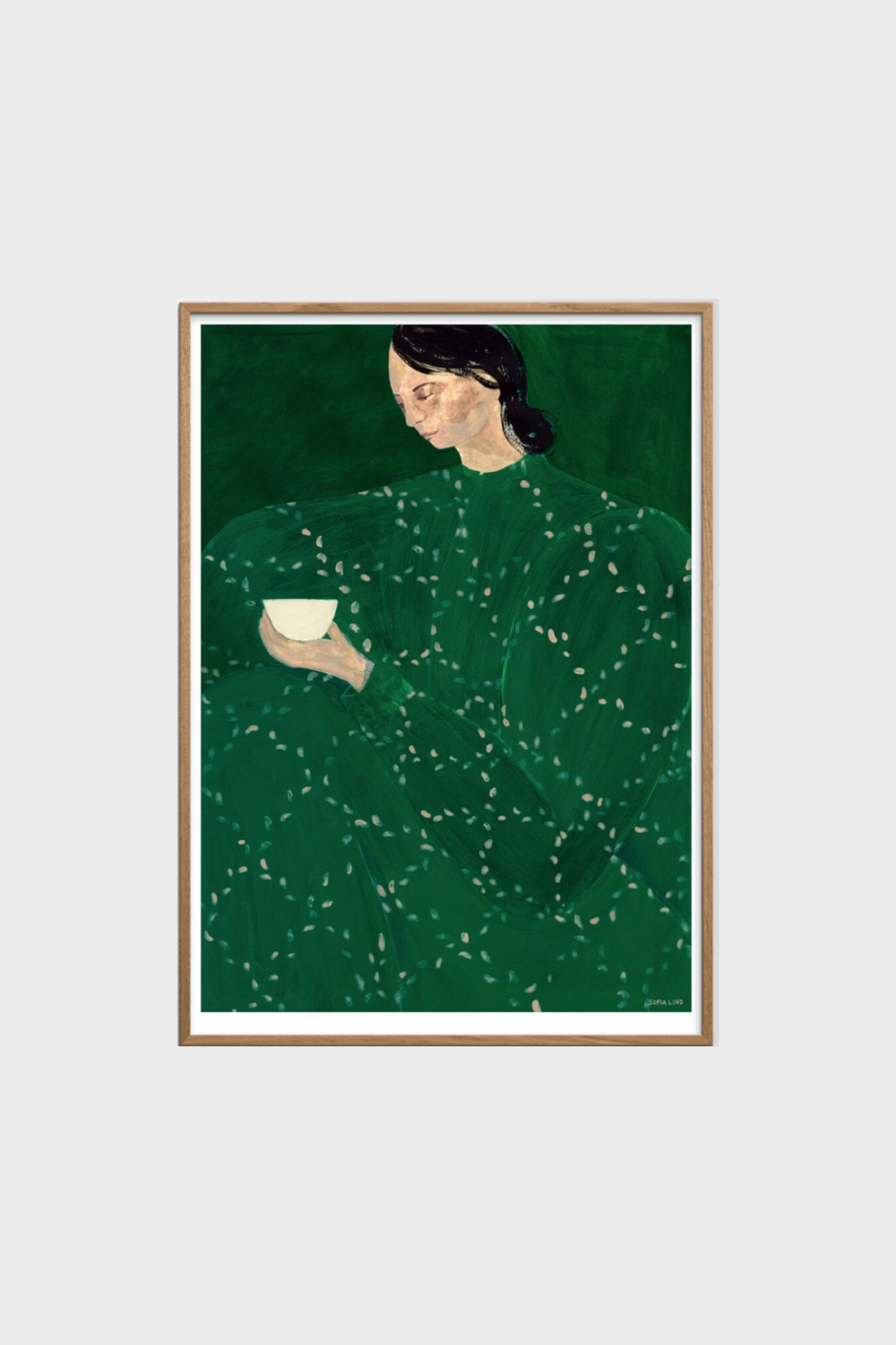 Póster Coffee Alone At Place De Clichy by Sofia Lind