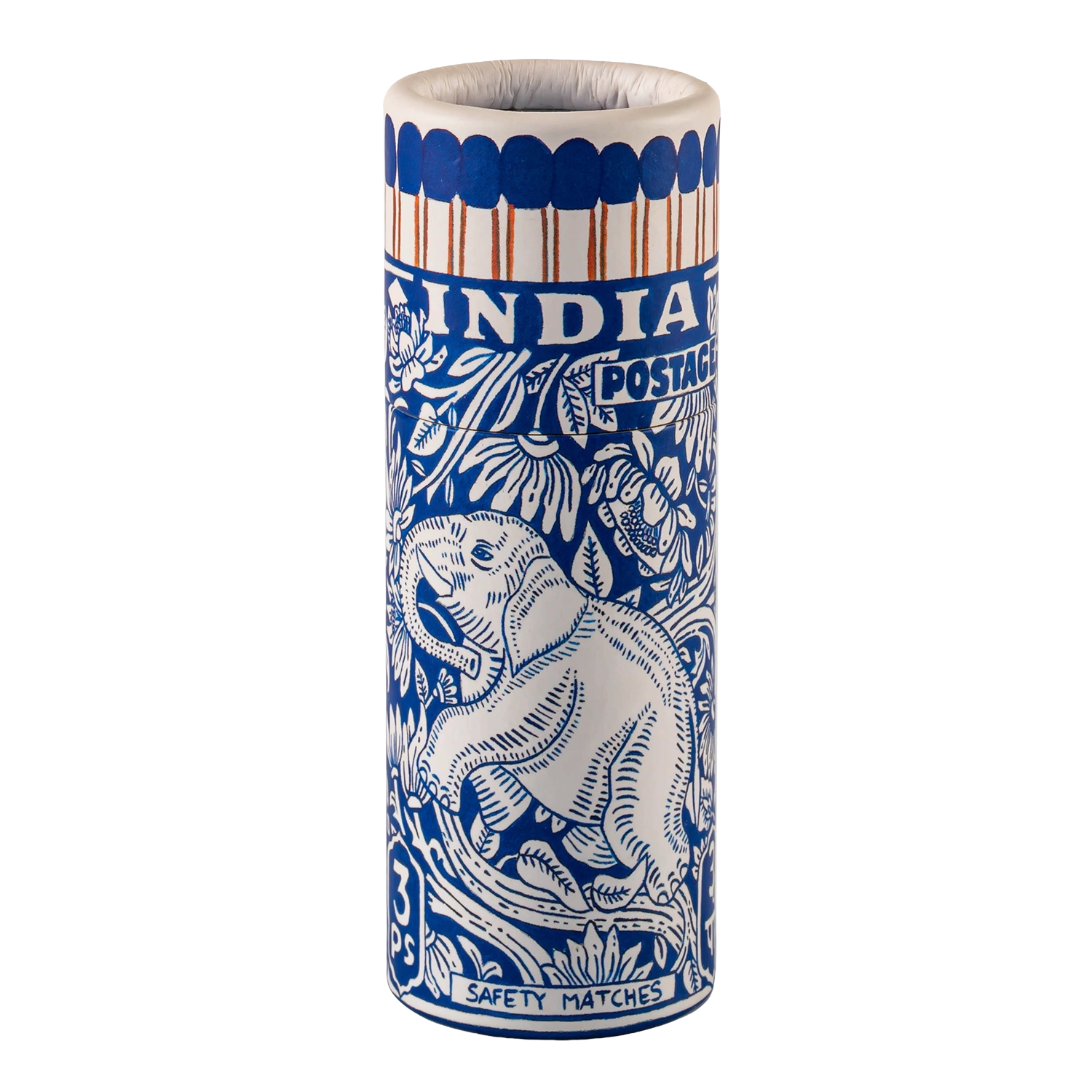 Elephant Stamp Small Cylinder Matches