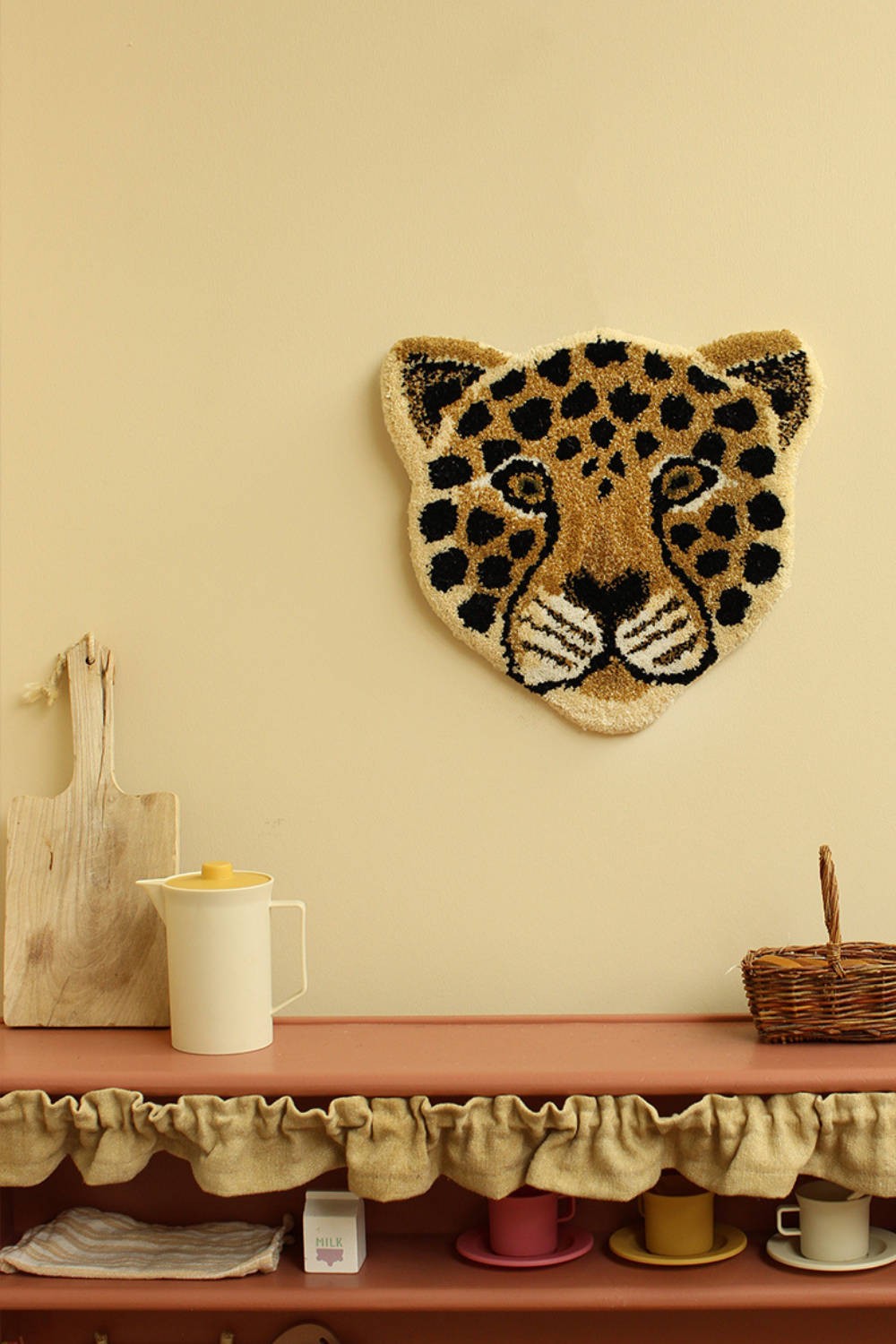 Alfombra cabeza Loony Leopard