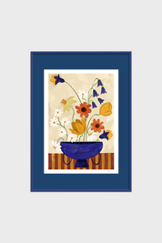 Frankie Penwill, Colourful Bunch in Blue Vase