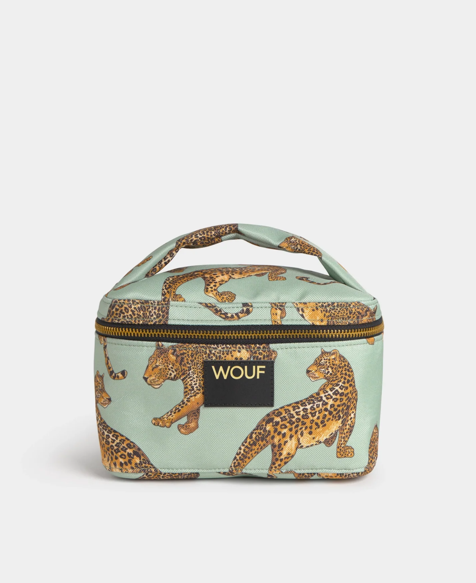 Emerald Leopard Vanity Bag