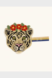 Alfombra cabeza Floral White Tiger