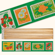 Vintage Stamp Long Matches